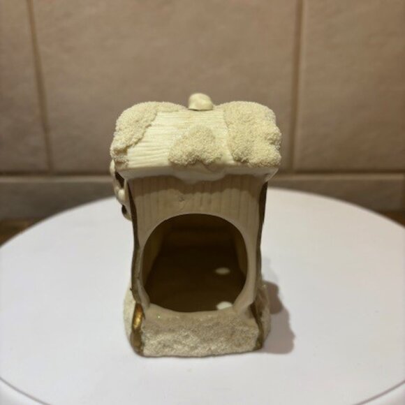 Bombay Company Christmas Santa Train White Porcelain 3 piece candle Votives - Picture 8 of 17